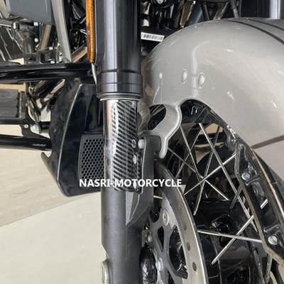 並行輸入品】 バイク用フロントフォークガード ハーレーツーリング用 