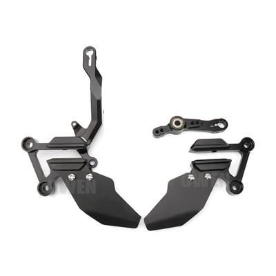 【並行輸入品】 バイク用アルミフットレストキット ヤマハMT09用フットレスト トレーサー9 2021の画像