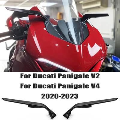 並行輸入品】 ドゥカティバイク 二輪用バックミラー LEDウィンカー