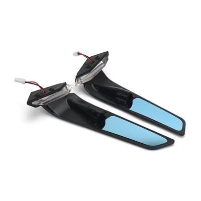 並行輸入品】 ドゥカティバイク 二輪用バックミラー LEDウィンカー