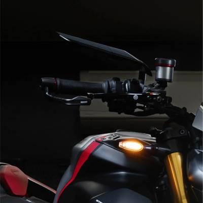 ドゥカティ ストリートファイター V4 バイク用バックミラーLED Amazon.co.jp: バックミラー 用 ドゥカティ 用 ストリートファイター