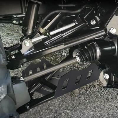 【並行輸入品】 ホンダパイオニア1000-5 2016-2019 2020 2021 4.0mm用バイク 二輪フロントリアアームスプラッシュガード アルミニウムプロテクションの画像