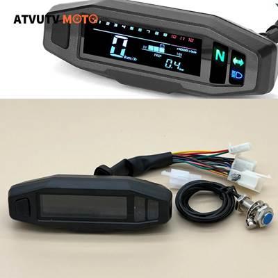 並行輸入品】 バイク用LCDディスプレイ付きスピードメーター デジタル