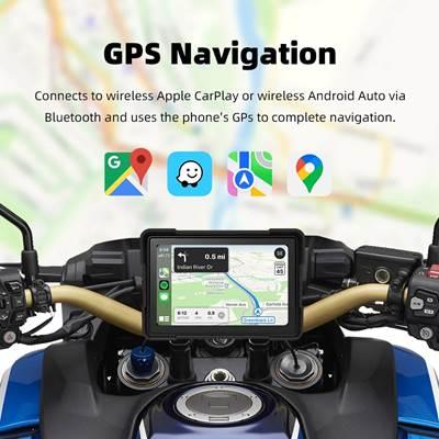 EVKEY -バイク用ワイヤレスナビゲーションモニター 防水