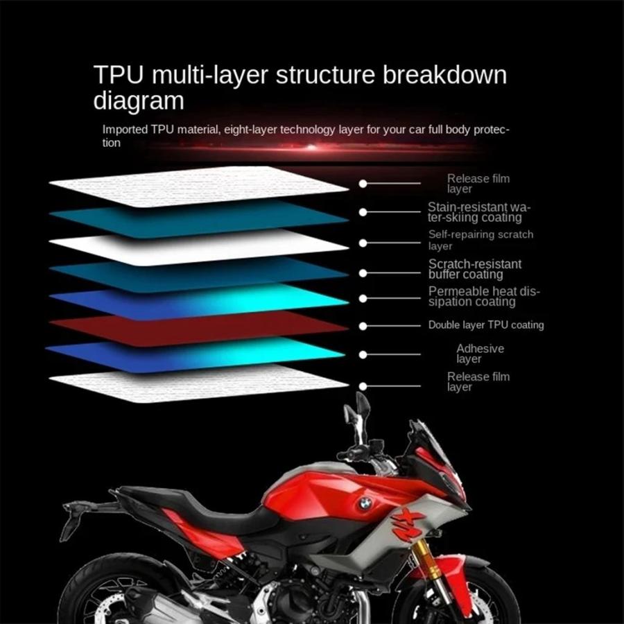 【並行輸入品】フルバイクタンクカバー ステッカー クリアステッカー ペプジョーダンゴ150用_6