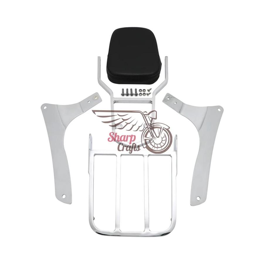 【並行輸入品】バイクピリオンシートシーシーバーキャリアスズキ VL1500 LC イントルーダー VL 1500 1998-2008 ブルバード C90 2005-2009の画像