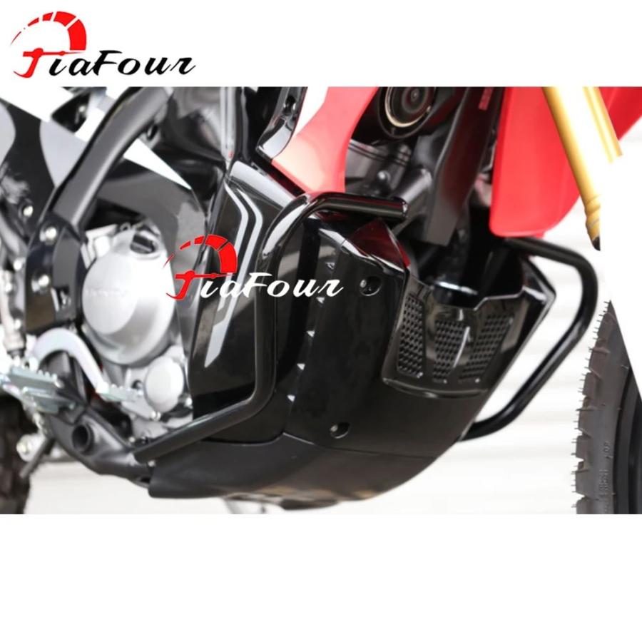 オートバイ用クラッシュプロテクター CRF250L CRF 250L 2017 2018 2019 2020 2021 2022 2 白バイ隊もお墨付き、CRF250L用の超頑丈な各種ガードが登場 - Off1.jp（オフワン・ドット・ジェイピー） 