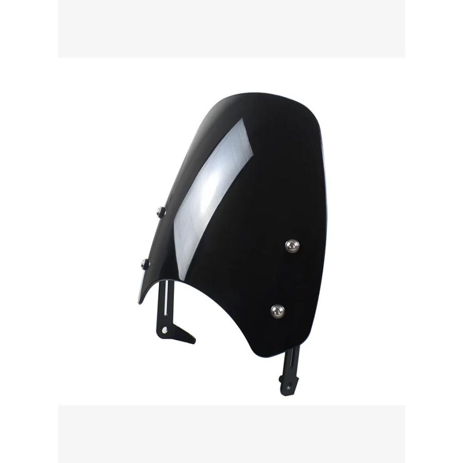 【並行輸入品】バイクフライスクリーンフロントガラス風防トライアンフボンネビルスクランブラー 1200 XC BE XE 2019-2023の画像