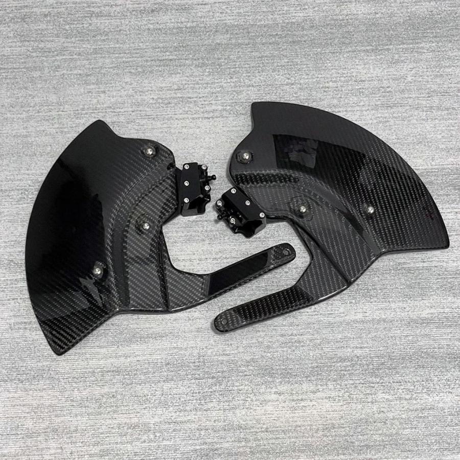 【並行輸入品】BMW S1000RR S1000R S1000XR 2019-2023 2024 2025用カーボンフロントフェンダー マッドガード ブレーキディスクプロテクターの画像