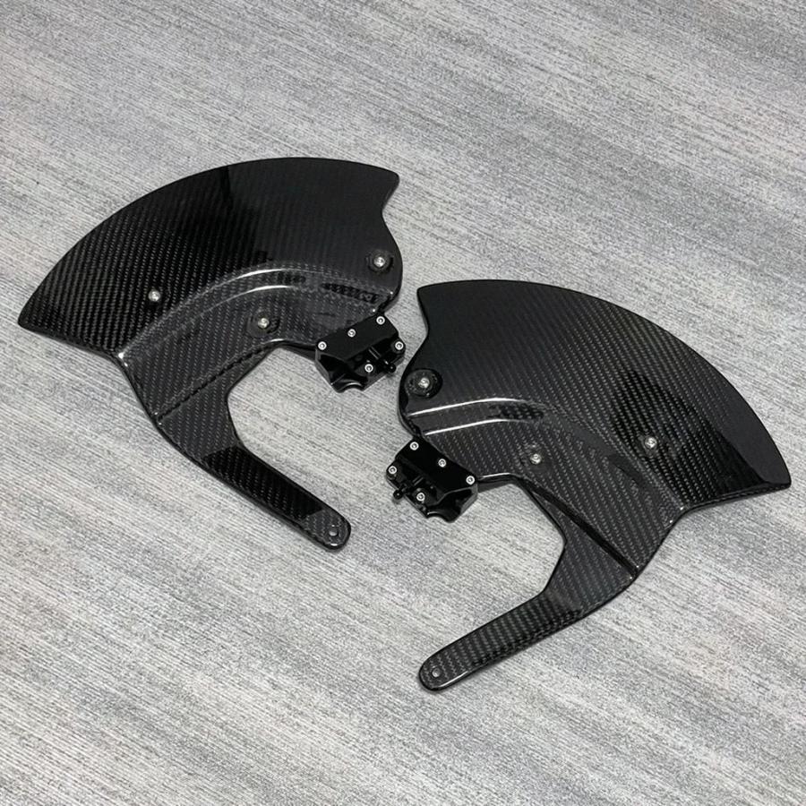【並行輸入品】BMW S1000RR S1000R S1000XR 2019-2023 2024 2025用カーボンフロントフェンダー マッドガード ブレーキディスクプロテクターの画像