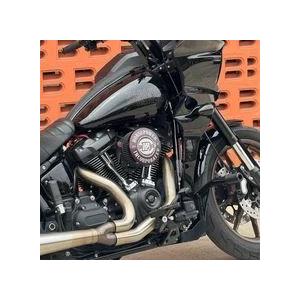 【並行輸入品】バイクエンジンクラッシュバーハーレーソフテイルローライダー ST FXLRST 用 サイドフェアリングスポイラーボディパネルプロテクター付き_3