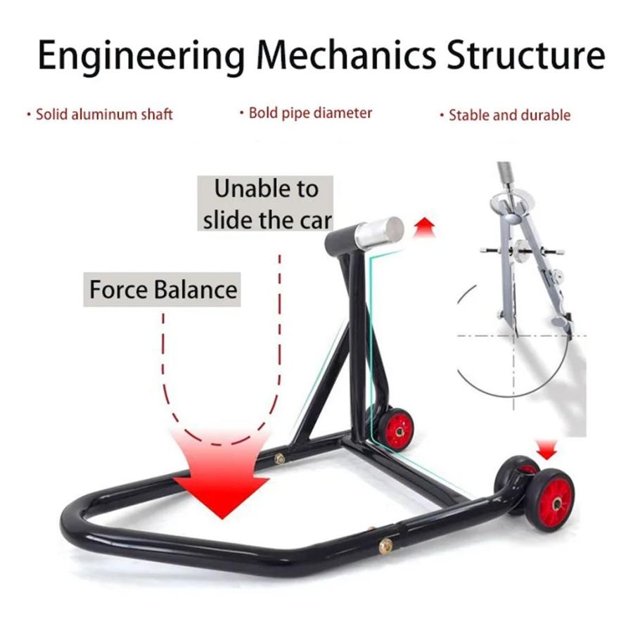 【並行輸入品】バイク用片面サポート スイングアーム用パーキングスタンド ホンダ用シングル 28.5mmの画像