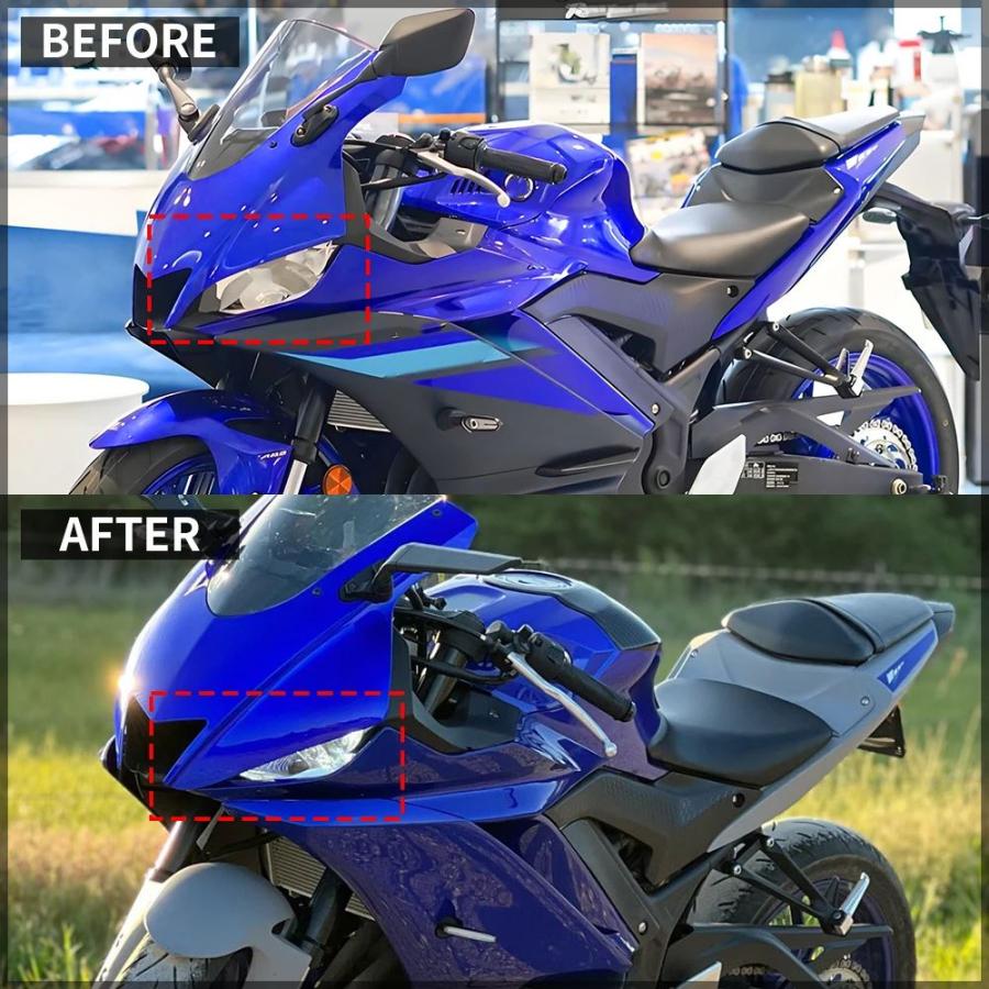 並行輸入品】ヘッドライトホルダーカバー R25 YZFR3 フロントヘッド