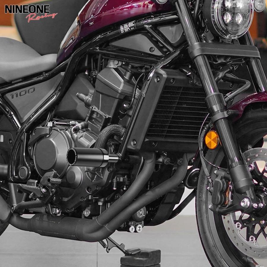 【並行輸入品】バイクフレームスライダークラッシュプロテクターホンダレブル CMX1100 CMX 1100 アクセサリー 2021-2025 落下保護パッド_4