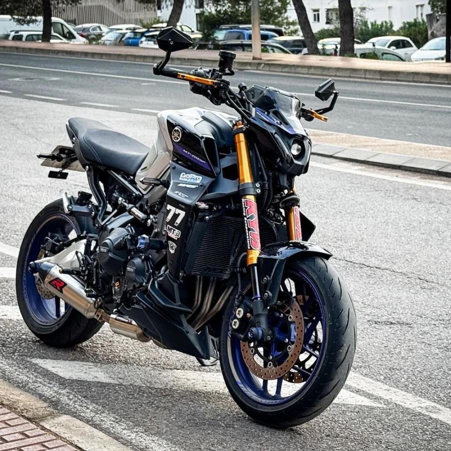 【並行輸入品】ヤマハ MT-09 MT09 SP 2021-2025 TRACER 9 GT900用 アンダーベリーパン エンジンスポイラー シャーシシュラウド フェアリングガード