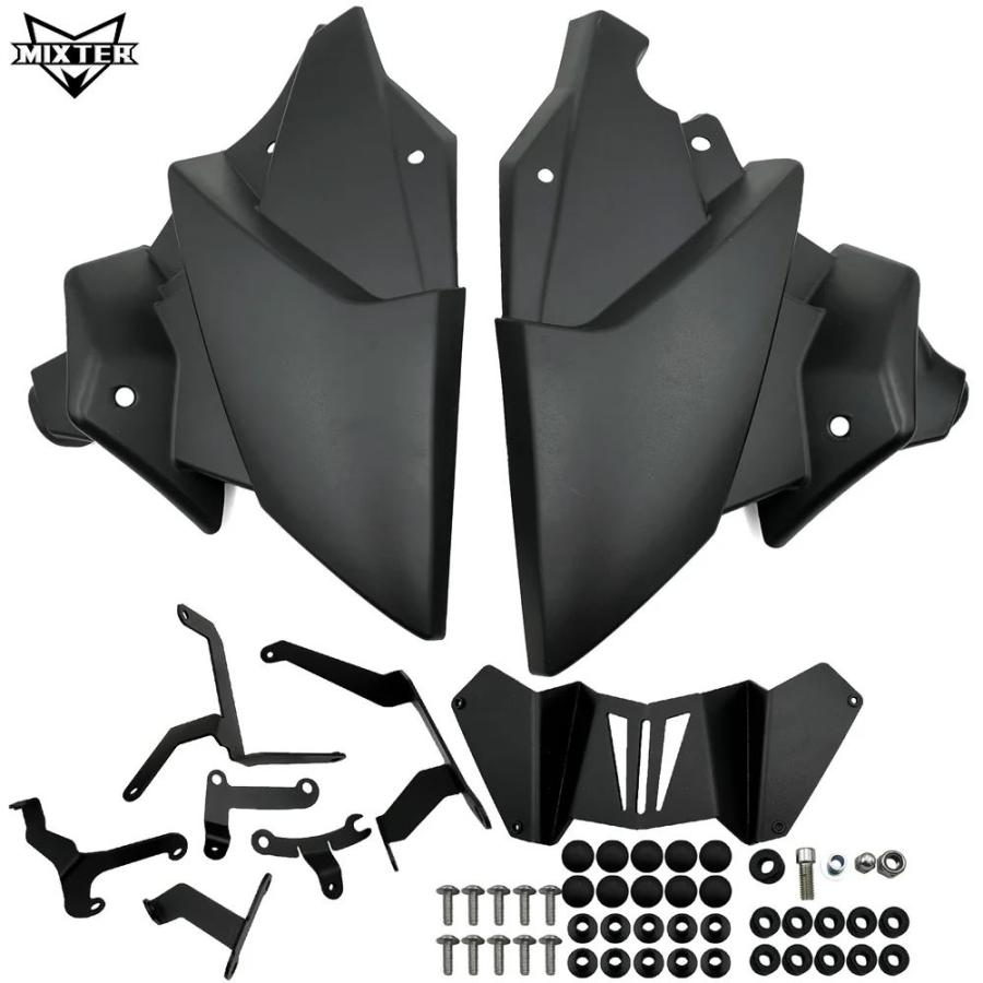 【並行輸入品】ヤマハ MT-09 MT09 SP 2021-2025 TRACER 9 GT900用 アンダーベリーパン エンジンスポイラー シャーシシュラウド フェアリングガード