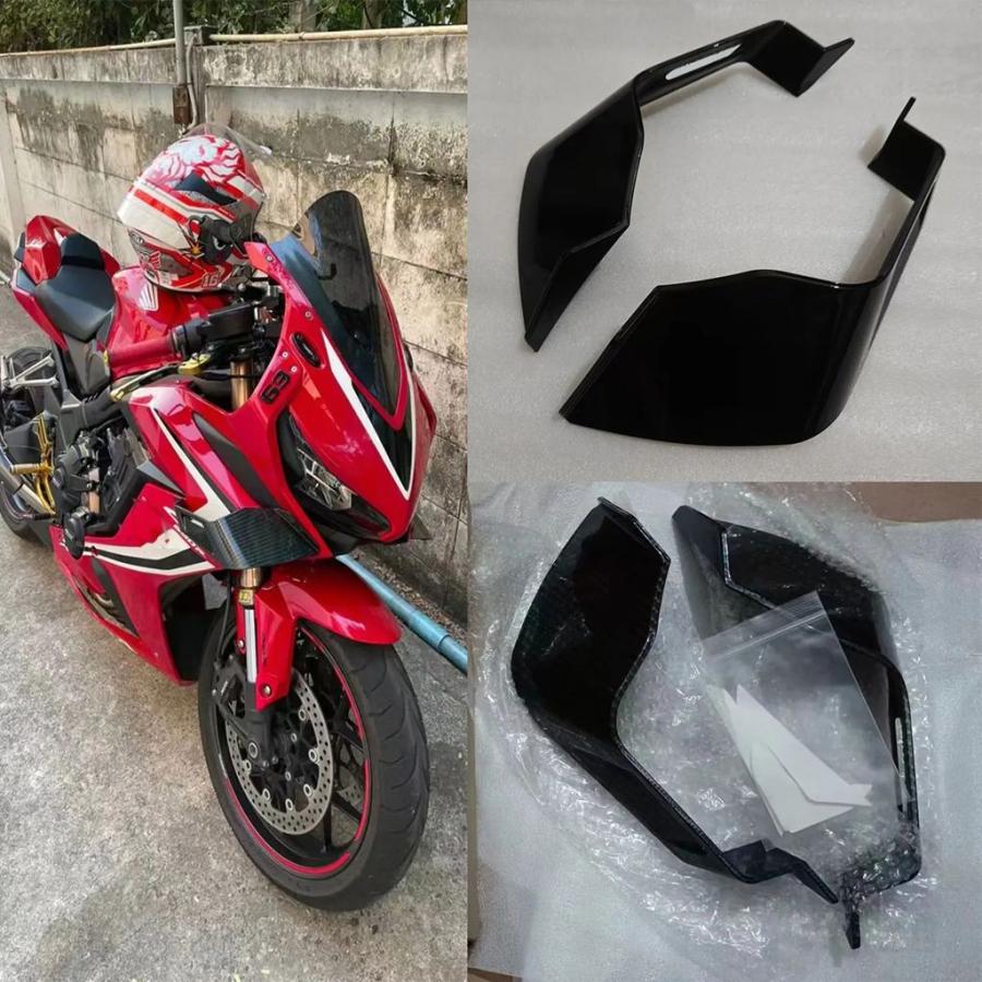 並行輸入品】バイクミラーウィングレット 空力サイドウィング