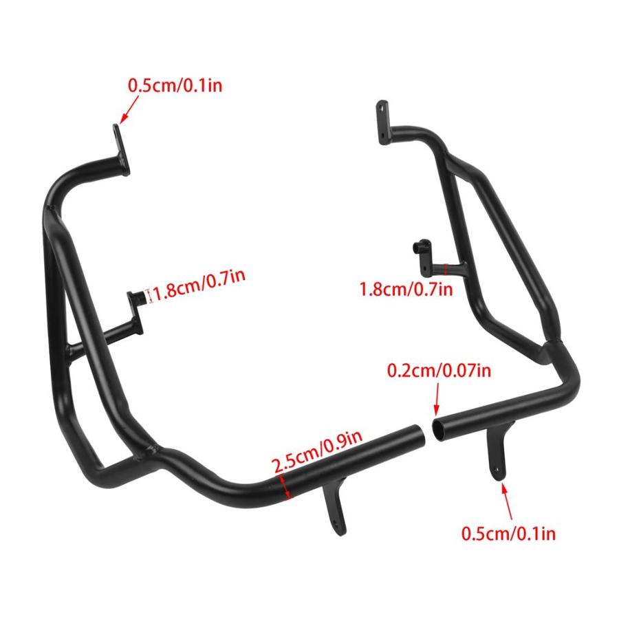 【並行輸入品】スズキバイク 二輪エンジンガード クラッシュバー バンパースタントケージプロテクター VSTROM 800DE V-STROM 800 DE DL800 2023-2025の画像