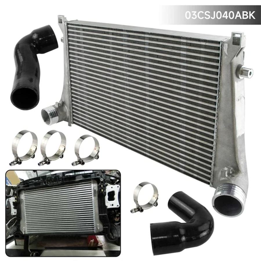 【並行輸入品】インタークーラーキット 70MM VW GTI MK7 ゴルフ アルテオン R アウディ A3/S3 シュコダ アルテオン セアト 1.8T 2.0T TSI 2015+の画像