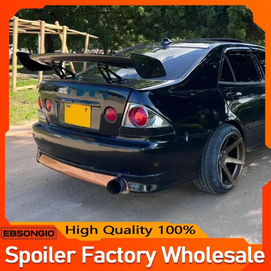 並行輸入品】汎用スタイリングカーボンパターンリアトランクスポイラー