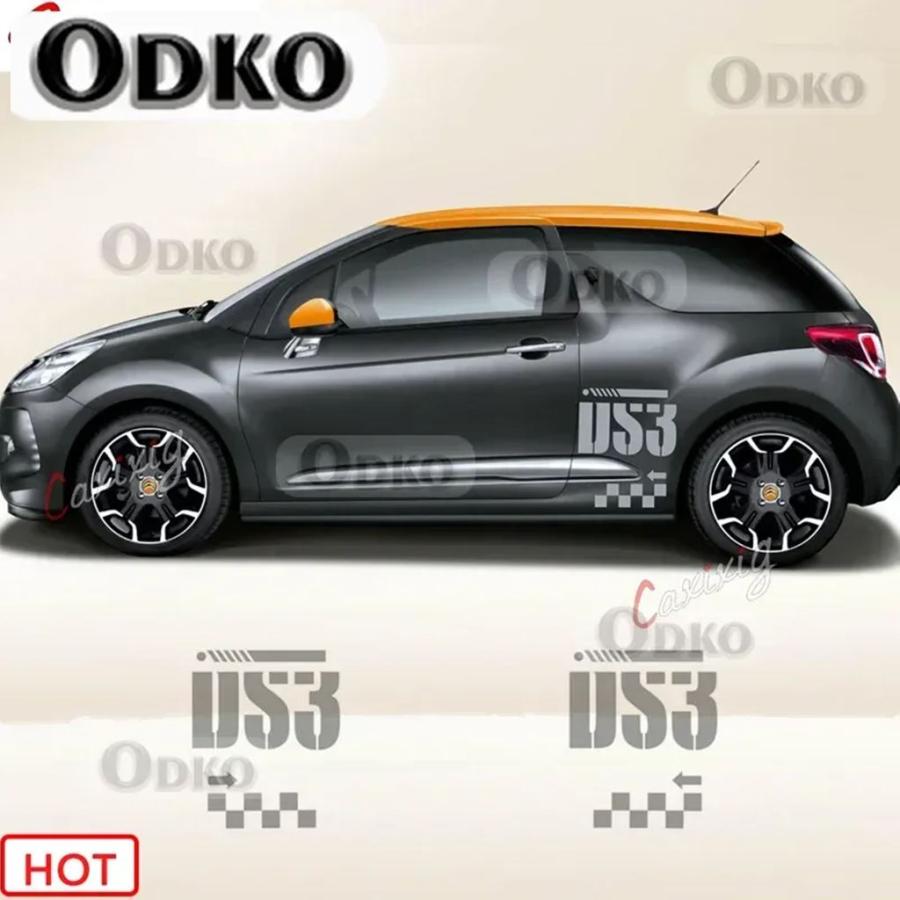 並行輸入品】シトロエン DS3 車体装飾ステッカーレーシングスポーツ
