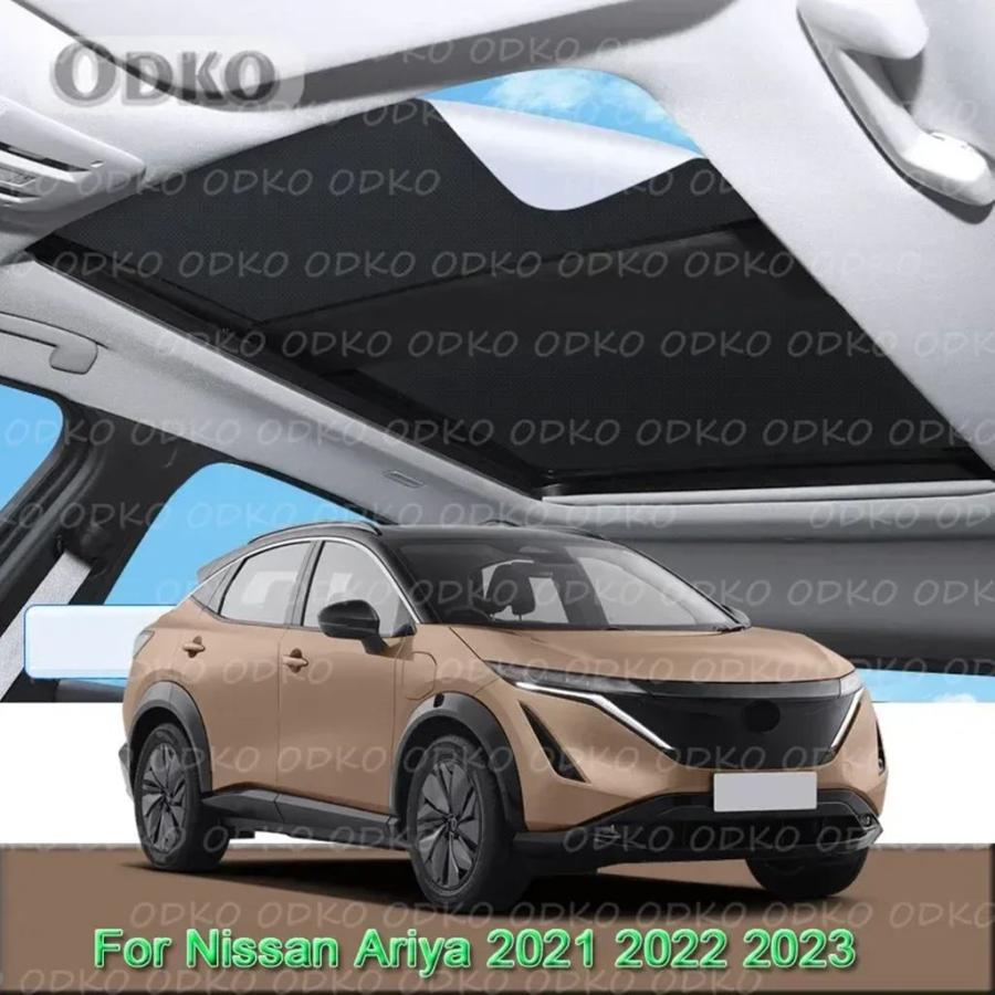 並行輸入品】静電気吸着サンルーフサンシェードカバー日産アリヤ 2021