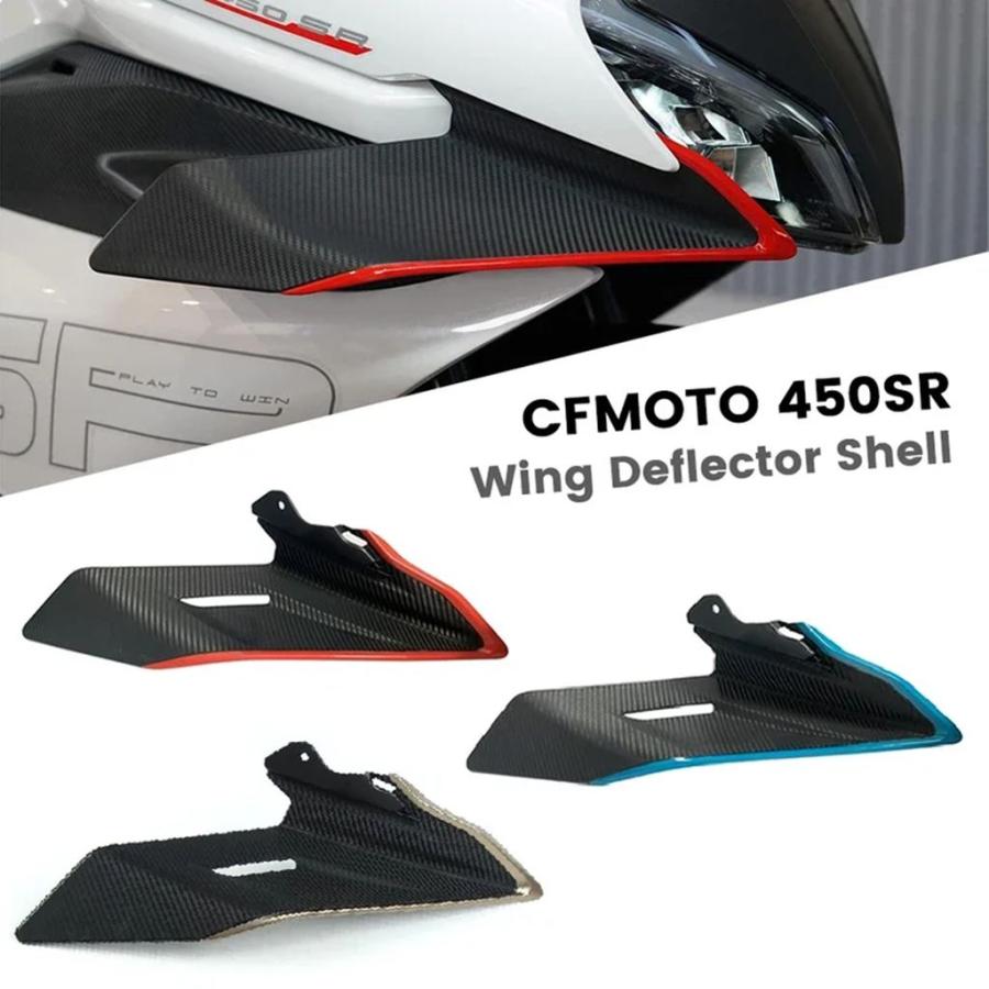 【並行輸入品】CFMOTO CF 450SR 450SRS バイク部品サイドダウンフォース裸スポイラー固定ウイングレットフェアリング翼ディフレクター_16