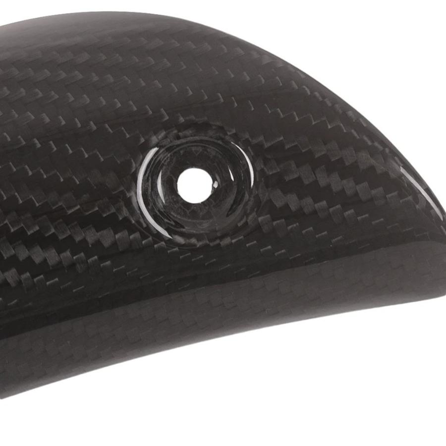 並行輸入品 カーボンエキゾーストカバー ツイルカバー バイクアクセサリー トライアンフロROCKET 3 2020 2021 2022 2023 3個_5