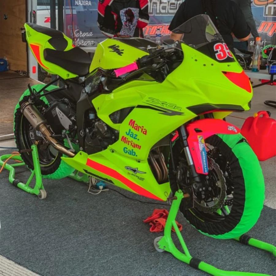 並行輸入品 レース用タイヤウォーマー フロントリアタイヤヒーター 電気80度カバー 1ペア 110/140