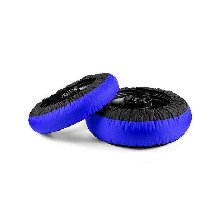 並行輸入品 レース用タイヤウォーマー フロントリアタイヤヒーター 電気80度カバー 1ペア 110/140