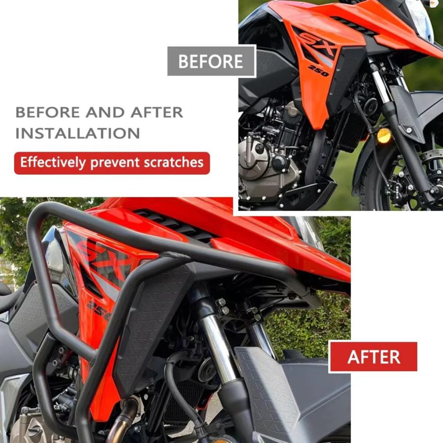 並行輸入品 V-STROM 250SX VSTROM 250 SX 2023 2024 2025 エンジンガード クラッシュバー バイク フレーム保護 バンパーの画像