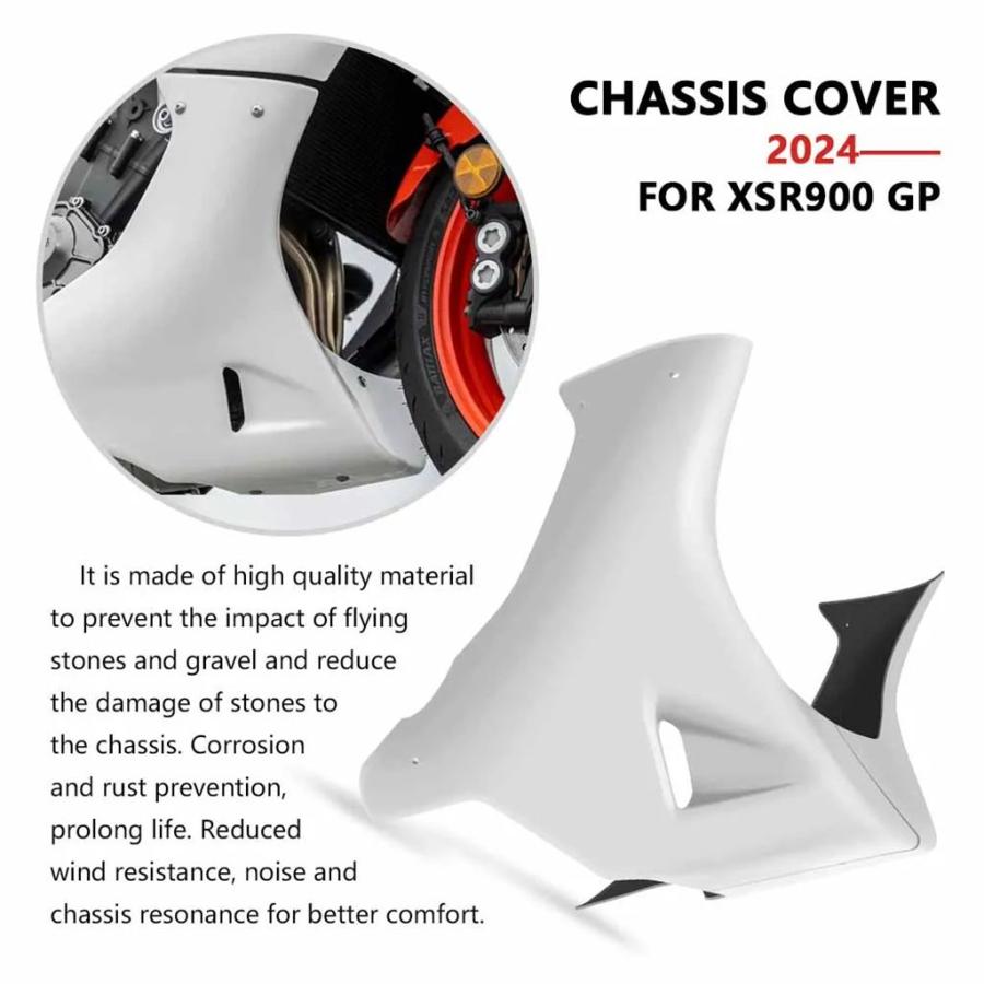 並行輸入品 XSR900GP XSR900 GP 2024 2025 バイクアクセサリーエンジンフェアリングシャーシガード排気ガード保護カバーの画像