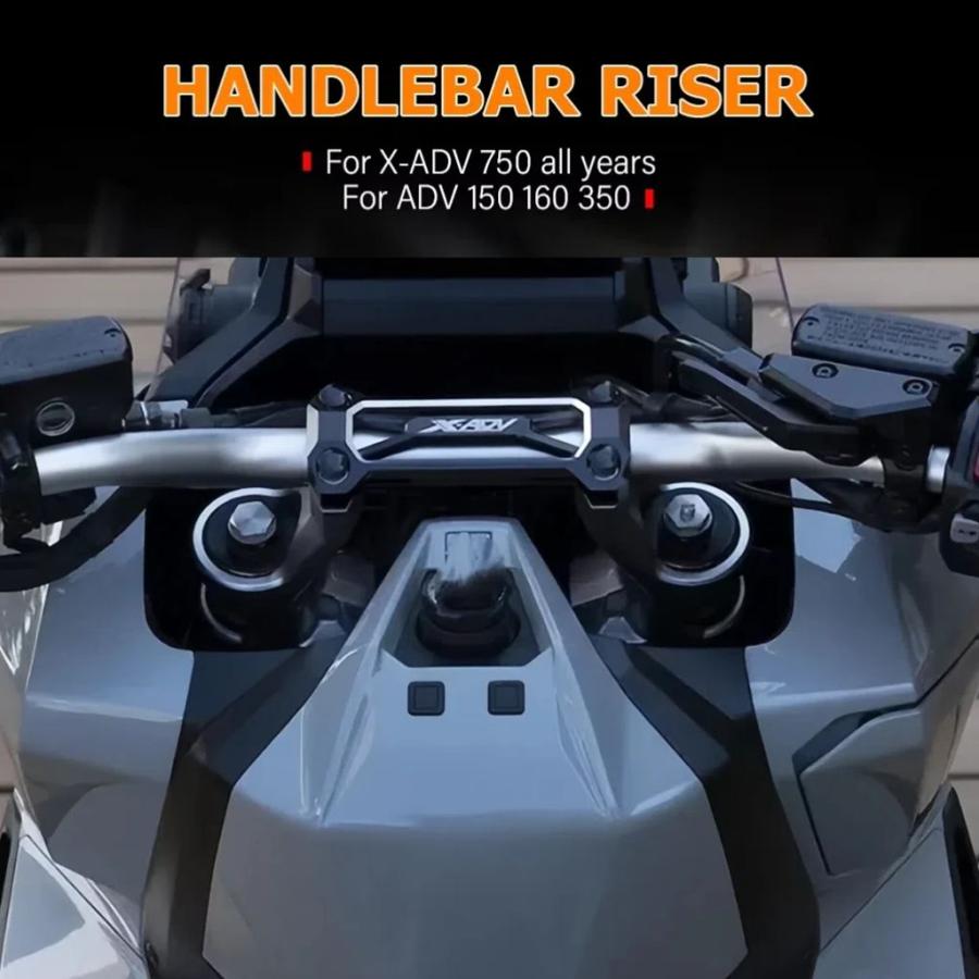 並行輸入品 ホンダ用ハンドルバークランプ 高調節可能 用 750 ADV750 AD150 ADV160 ADV350 150-160 ...