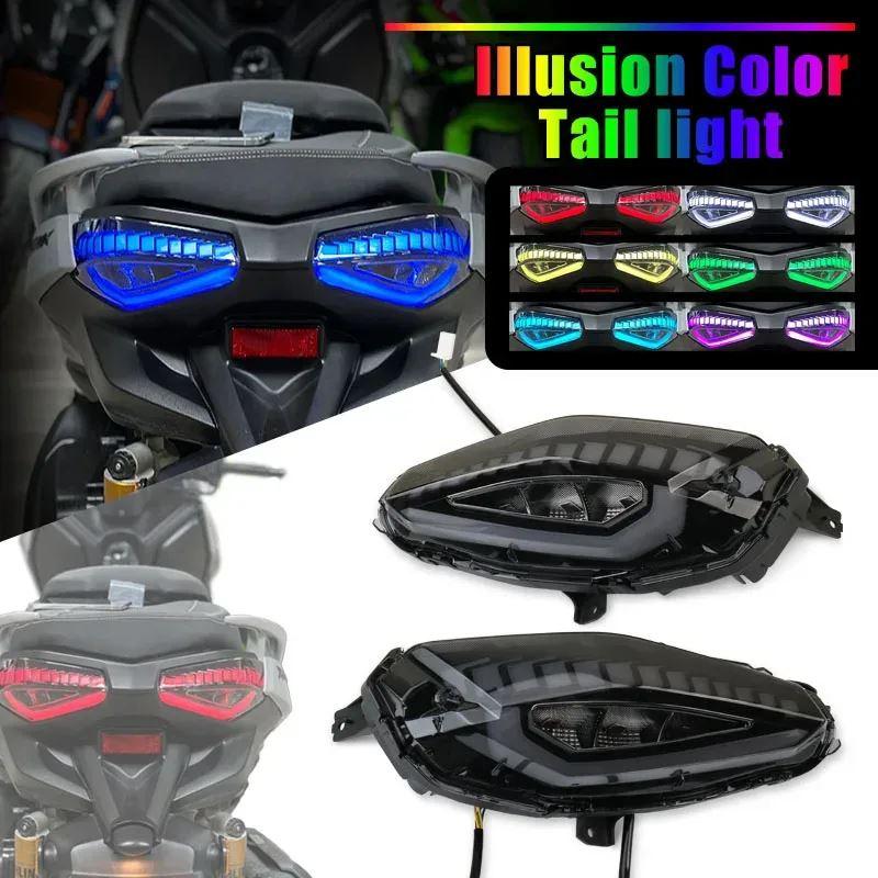 並行輸入品 バイクアクセサリーリアライトLEDウィンカーブレーキリマインダーテールライトアセンブリXMAX300 X-MAX 300の画像