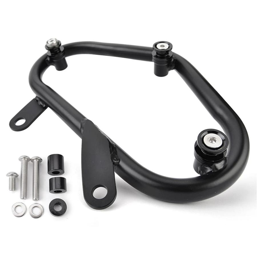 並行輸入品 バイクサドルバッグラックサイドケースサポートブラケット