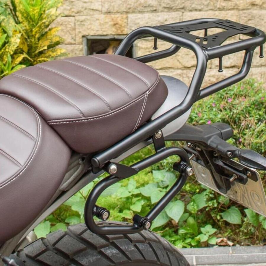 並行輸入品 バイクサドルバッグラックサイドケースサポートブラケット