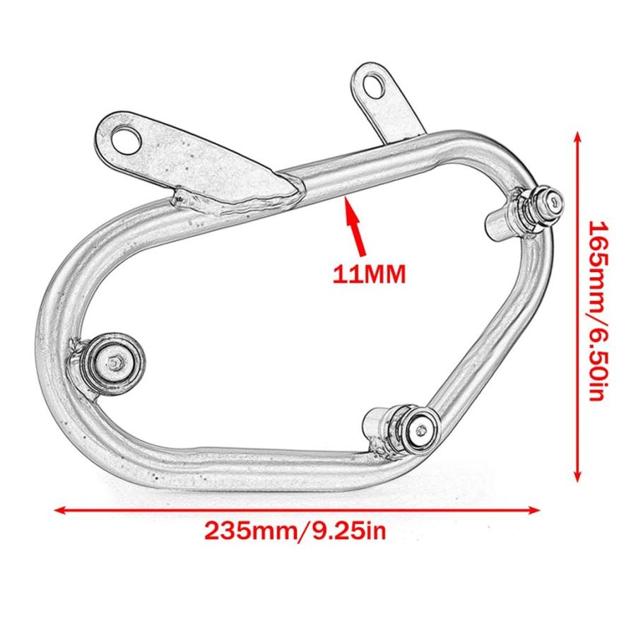 並行輸入品 バイクサドルバッグラックサイドケースサポートブラケット