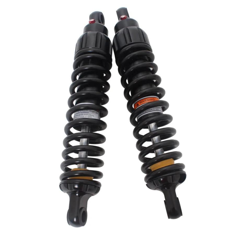並行輸入品 リアサスペンションスプリングショックアブソーバー 343mm ハーレーツーリングスポーツスター883 1200 ホンダ ヤマハの画像