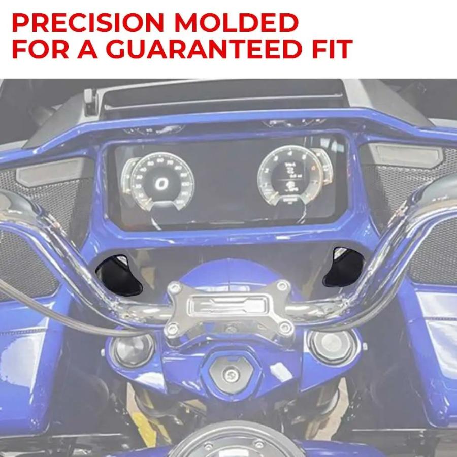 並行輸入品 1 ペアバイクインナーフェアリングエアダクトハーレーツーリングロードグライド CVO/SE ST FLTRXSE FLTRXSTSE FLTRXの画像