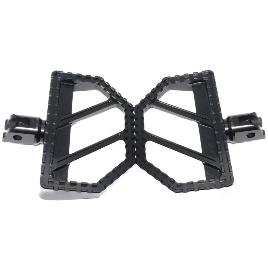 並行輸入品 バイクフロントフットペグフロアボードペダルボバーフットレストハーレーソフテイル FLFBS ファットボーイヘリテージ_4