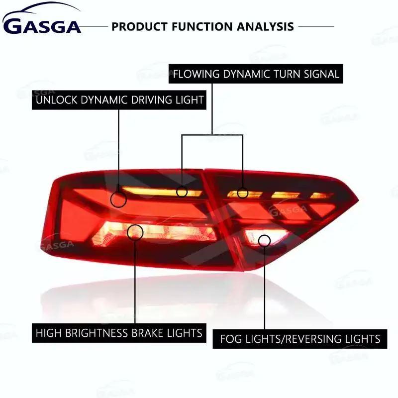 並行輸入品 アウディA5 2013-2015用LEDカーヘッドライト ブレーキライト ウインカー テールライトアクセサリーの画像