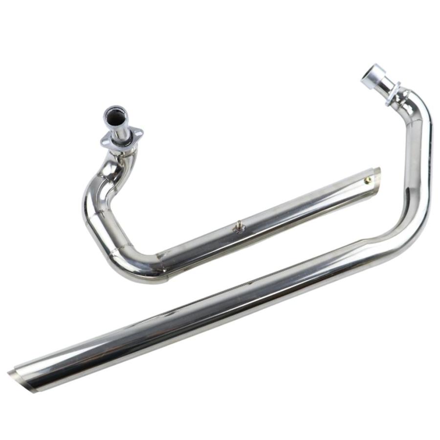 並行輸入品 ヤマハ ビラーゴ 535 XV 400 XV535 XV400 XV535/400 1984-2004年式 バイク用 デュアルエキゾースト フルシステムマフの画像