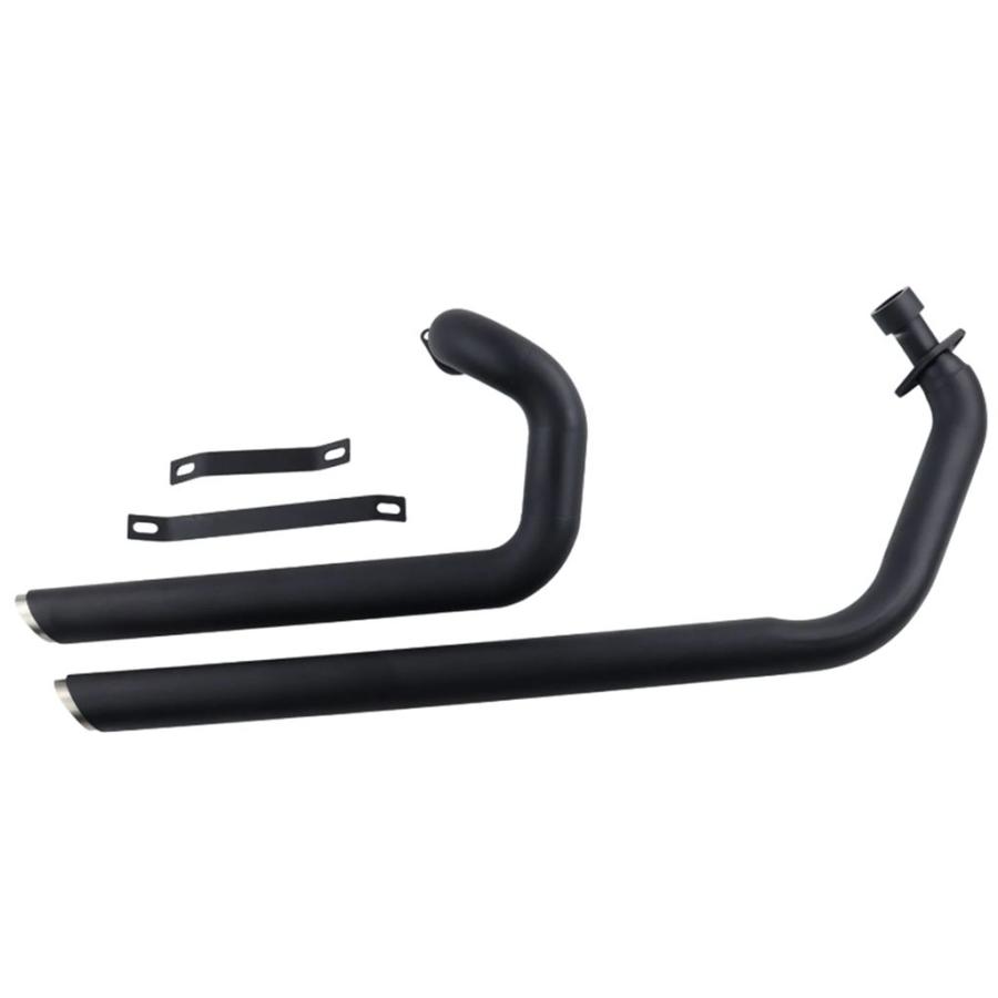 並行輸入品 ヤマハ ビラーゴ 535 XV 400 XV535 XV400 XV535/400 1984-2004年式 バイク用 デュアルエキゾースト フルシステムマフの画像