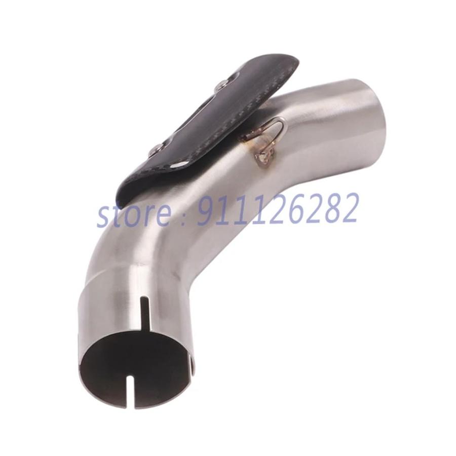 並行輸入品 バイクエキゾーストシステム 51MM 250 390アドベンチャー RC390 2020 2021 2022用フロントセンターリンクパイプ_6