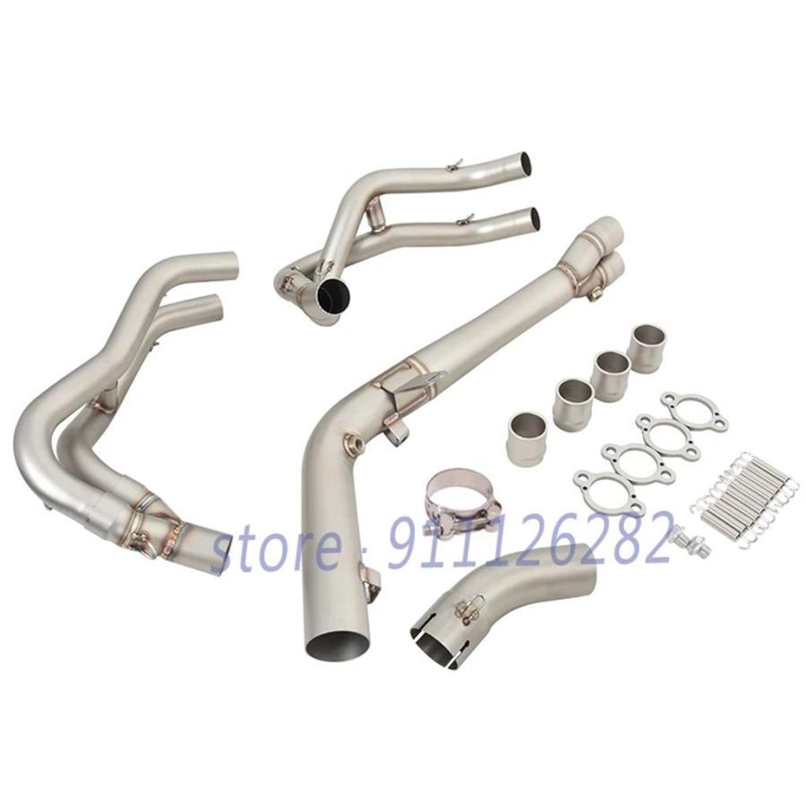 並行輸入品 カワサキ ZX 4R 4RR ZX4R ZX4RR 2023年式 バイク用排気システム カスタムマフラー 51MM フロントミドルリンクパイプ_6