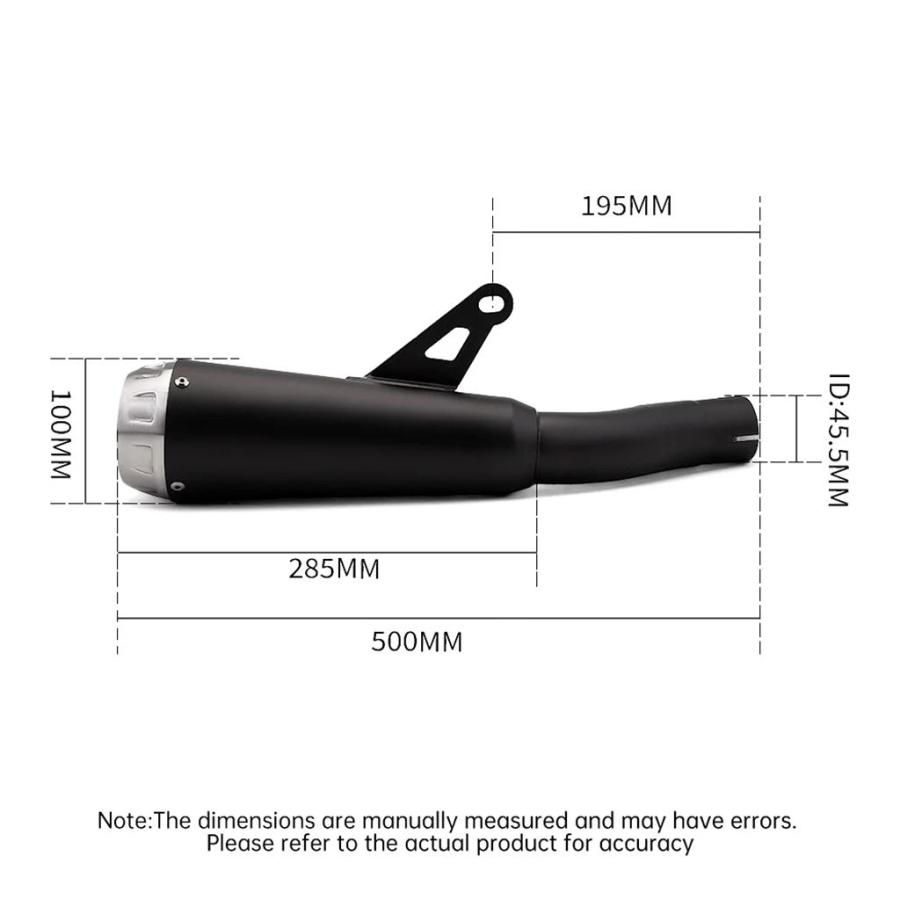 並行輸入品 バイクマフラー - トライアンフ スクランブラー 400X / スピード 400 用一体型ミッドパイプ＆スリップオンマフラーの画像
