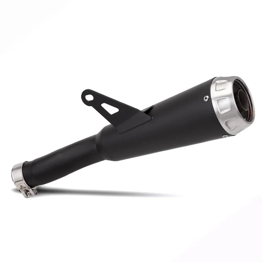 並行輸入品 バイクマフラー - トライアンフ スクランブラー 400X / スピード 400 用一体型ミッドパイプ＆スリップオンマフラーの画像