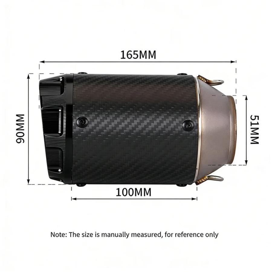 並行輸入品 排気システムバイクマフラーフロントリンクパイプ 2 つ酸素センサー付き CBR650R CBR650F CBR650 CB650F 2014-2025の画像