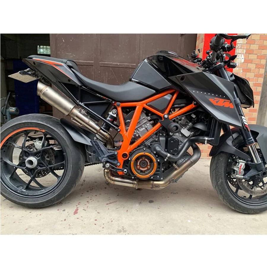 並行輸入品 2014-2016年式 1290スーパーデュークR用 デュアルアウトレット エキゾーストシステム マフラー マフラーの画像