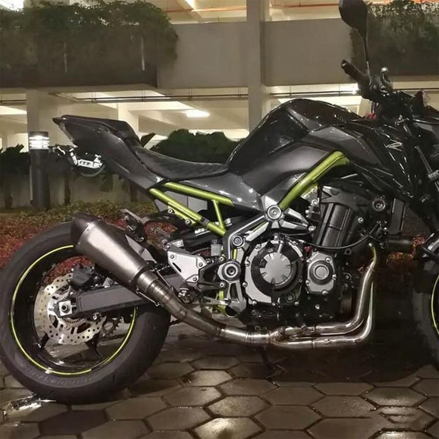並行輸入品 カワサキ Z900 2017-2023用 エキゾーストシステム ヘッダーパイプ スリップオンマフラー チップ エキゾーストパイプ_11